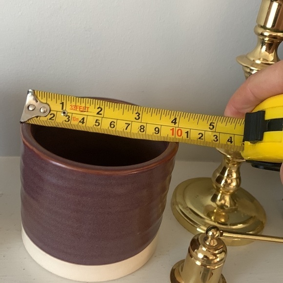 Set of two Threshold Bathroom Ceramic Canisters plum purple two tones‎ - Picture 6 of 10